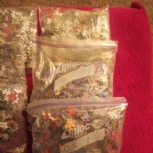 Nine 1000 piece puzzles